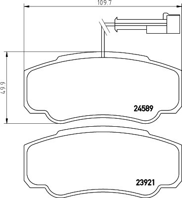 TEXTAR (TMD Friction Services GmbH) (TMD Friction Services GmbH) 2392103 2392103