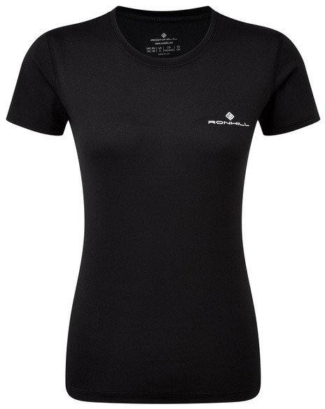 RONHILL RONHILL Koszulka biegowa damska CORE S/S TEE czarna