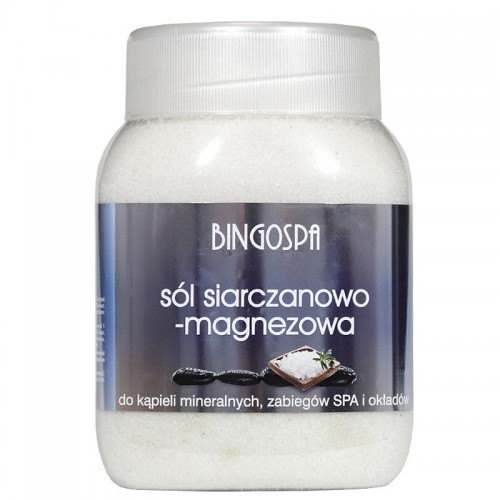 Bingospa BINGOSPA - Sól siarczanowo-magnezowa do kąpieli - 1250g BINSMK12