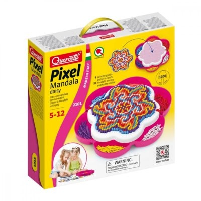 Quercetti Mozaika Pixel Mandala Daisy 1200 elementów