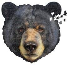 MADD CAPP Puzzle I AM BEAR - Niedźwiedź -plakat - MADD CAPP -550 elementów 5123004