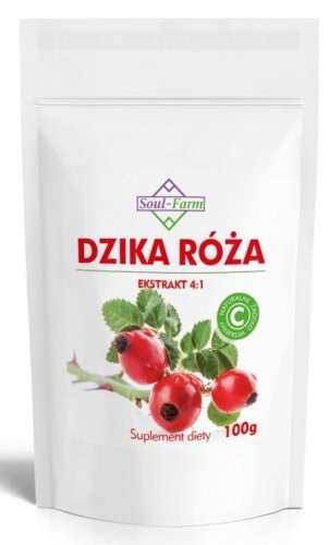 Soul Farm Dzika Róża Ekstrakt 16:1 20% Witaminy C 100g - Soul Farm