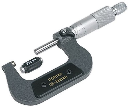Sealey sealey External micrometer 25  50 MM AK9632M