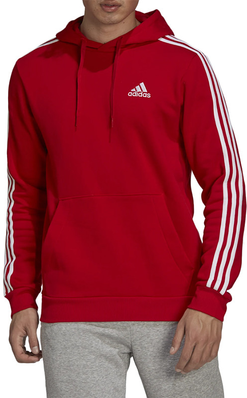 Adidas Essentials Fleece 3-Stripes Hoodie > GU2523