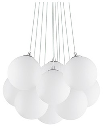 IDEAL LUX Lampa Wisząca Mapa Sp11 Bianco 131924 Średnica 58,0 Wys. 45,0 - 130,0