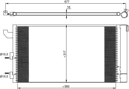 NRF Skraplacz, klimatyzacja NRF 35883