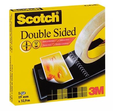 Scotch 3M Taśma biurowa, dwustronna (665), 19mm, 32, 9m 3M-70016072798