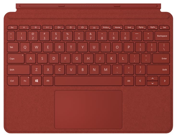 Microsoft Surface Go Type Cover czerwony KCT-00065