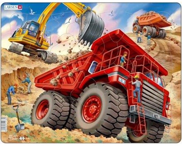Larsen Puzzles Giant Dump Truck