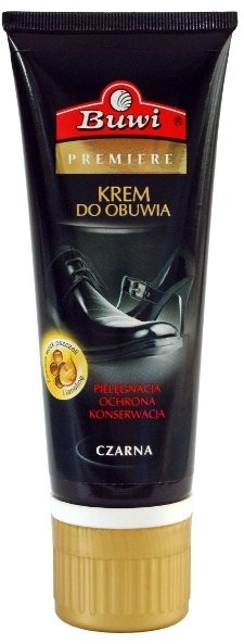 Inco-Veritas Krem do obuwia BUWI Premiere, czarny, 75 ml