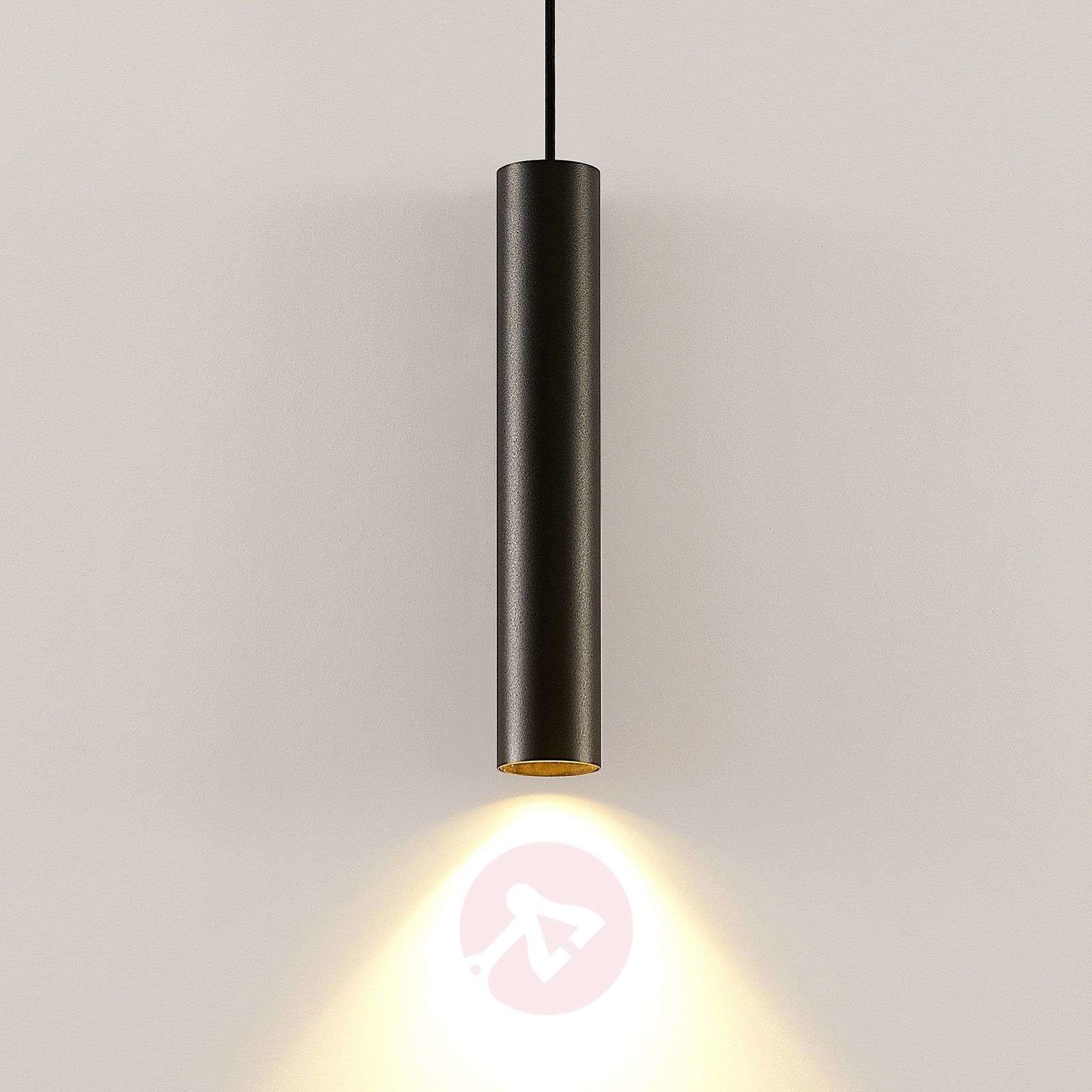 Arcchio Arcchio Ejona lampa wisząca, wysokość 35 cm czarna