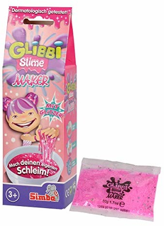 Simba 105953353 Glibbi Glitter Slime Maker, 2-częściowy 105953353