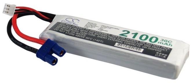 Cameron Sino 2100mAh 15.54Wh Li-Polymer 7.4V 2S 30C EC3 Cameron Sino)