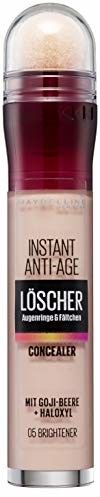 Maybelline New York Kredka kryjąca, Instant Anti-Age Effekt Concealer, Korektor z gąbką, nr 05 Brightener, 6,8 ml
