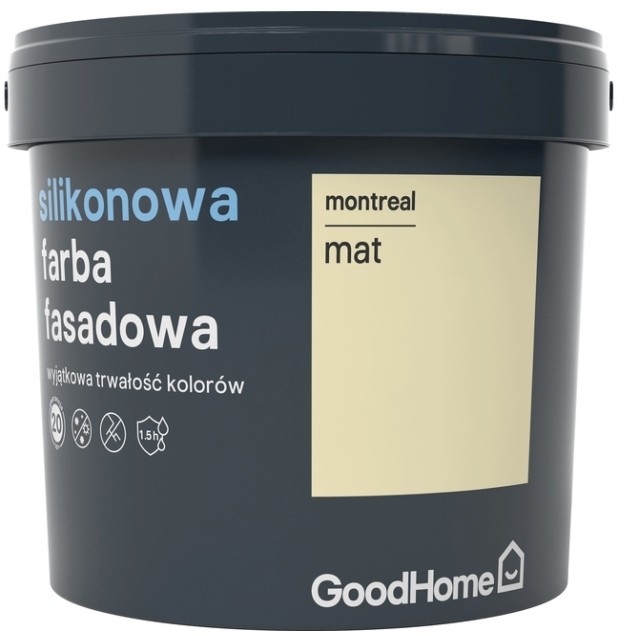 GoodHome Farba elewacyjna GoodHome Premium magnolia 5 l