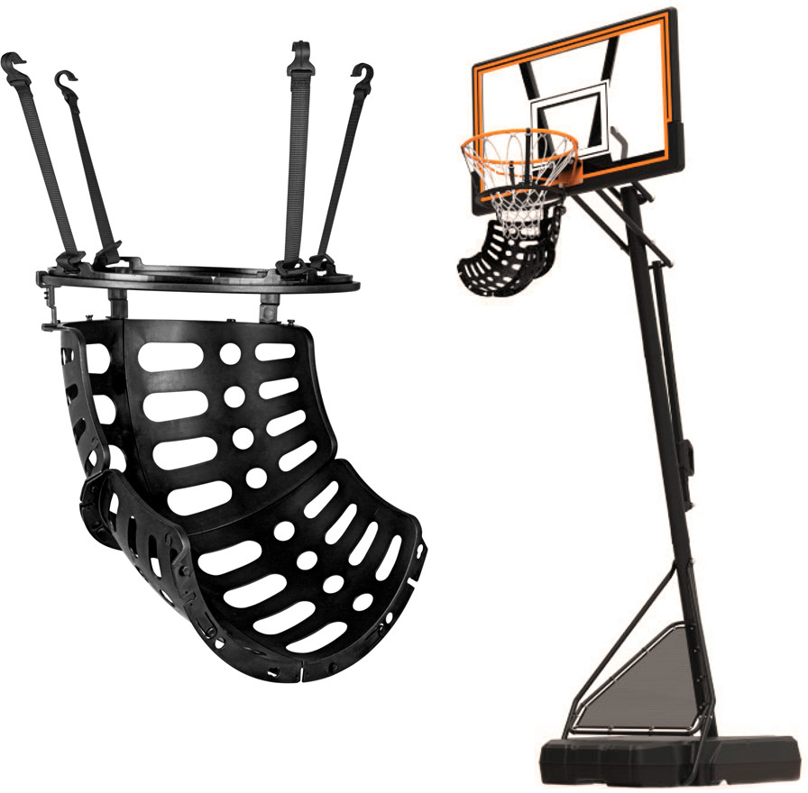 inSPORTline Rebounder trenażer powrót piłki do koszykówki Returno, Czarny 21408-1