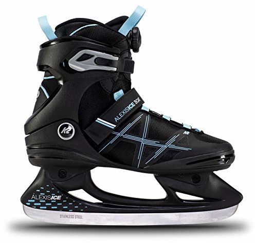 K2 Skates Alexis Ice Boa, łyżwy damskie, czarne/niebieskie, UK: 1.5 25E0501.1.1.040