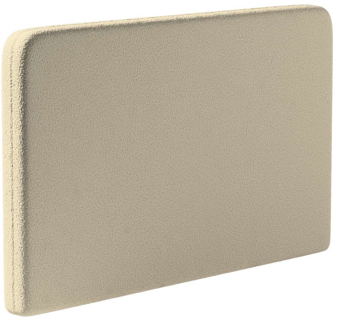 Dekoria pl pl Pokrowiec na podłokietnik Söderhamn jasno beżowa bukla 82 x 6 x 53 cm Teddy 1010-702-81