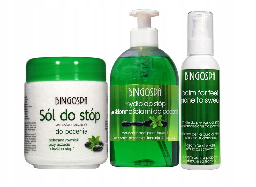 BingoSpa Pocenie Ciężkie Stopy I Nogi zestaw