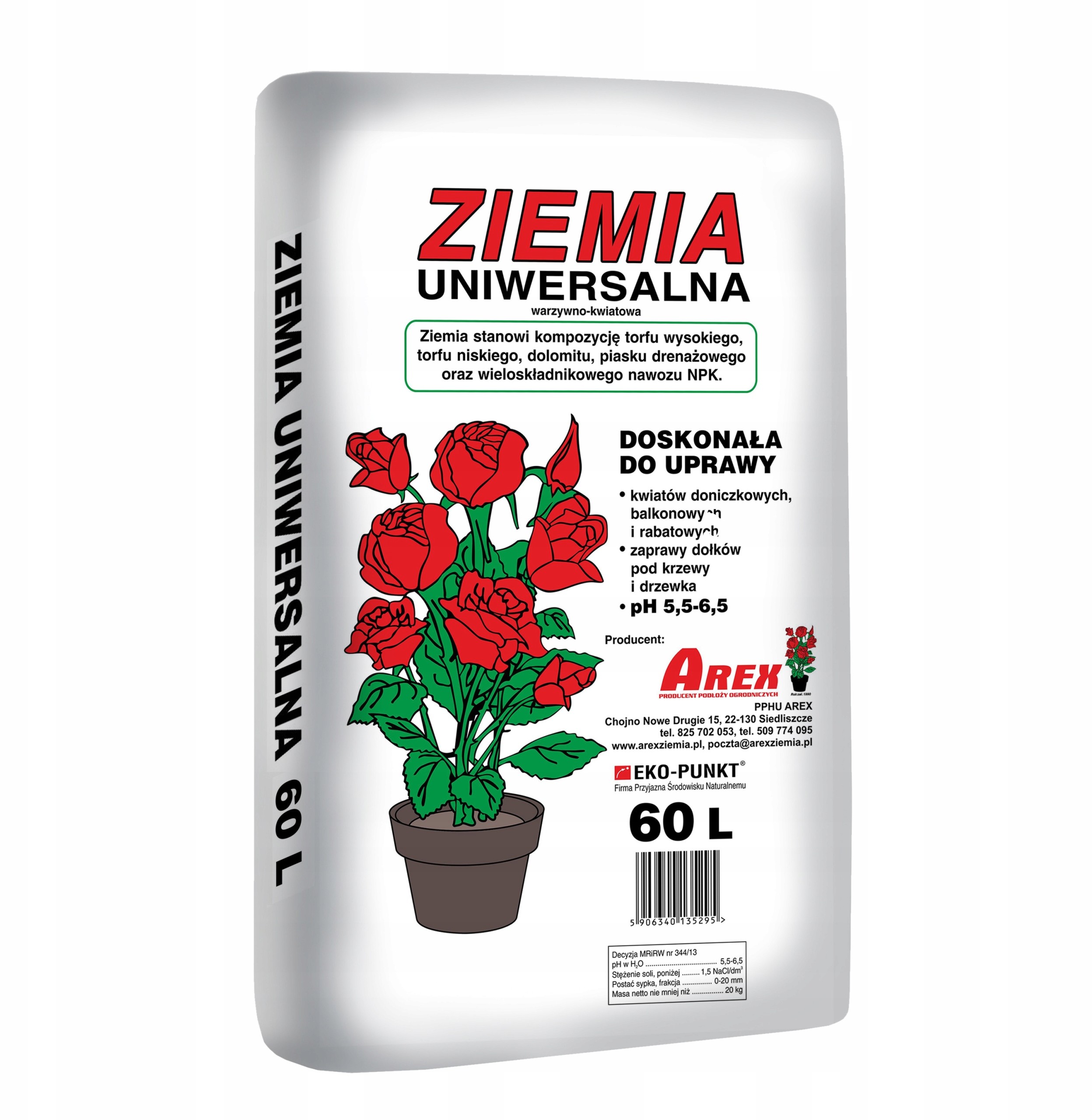 Ziemia uniwersalna Arex 60l