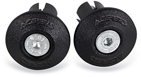 Acerbis ochraniacz na kierownicy zaślepki, aluminium czarna, w rozmiarze uniwersalnym (0012989.090)