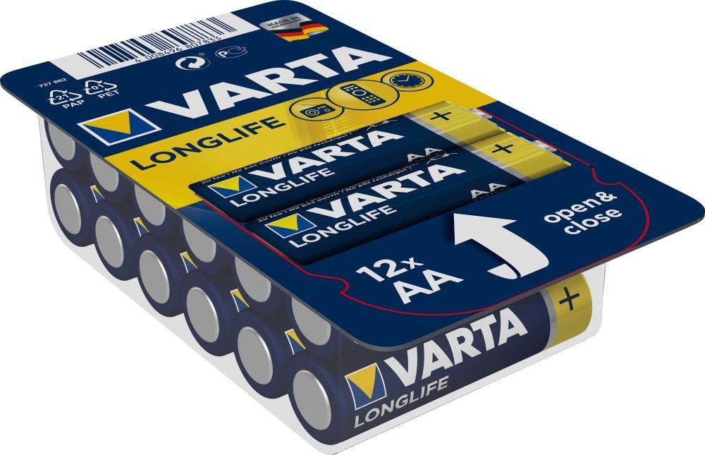 Varta BATERIE Baterie Longlife AA 1.5V 12szt 4106301112