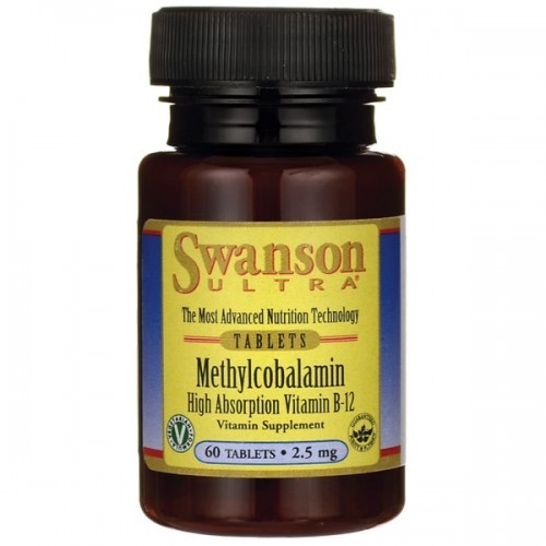 SWANSON Metylokobalamina B12 2500mcg - (60 tab)