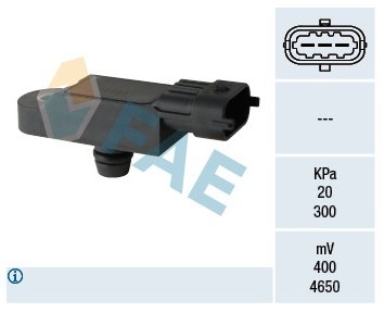 FAE Czujnik ciśnienia rury wlotowej FAE 15068