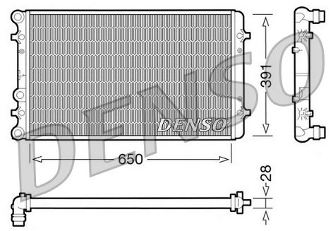 DENSO Chodnica wody DRM02007