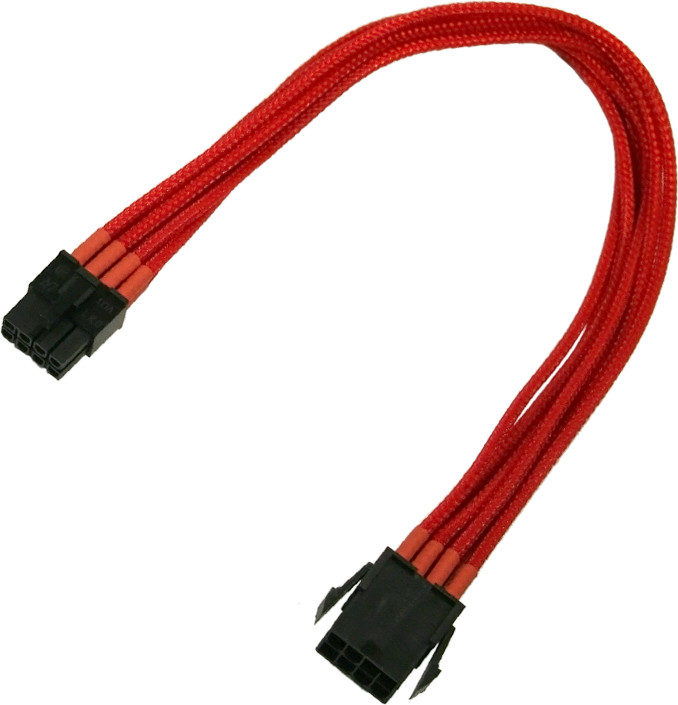 Nanoxia Kabel zasilający 8-Pin PCI-E przedłużacz 30cm red - 900300022