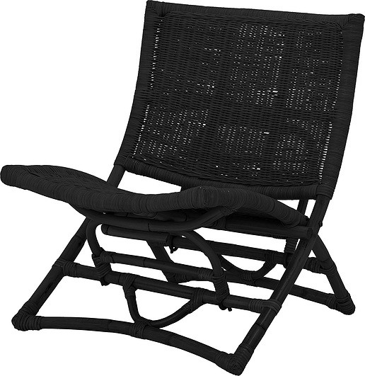 Bloomingville Fotel Baz czarny 82050207