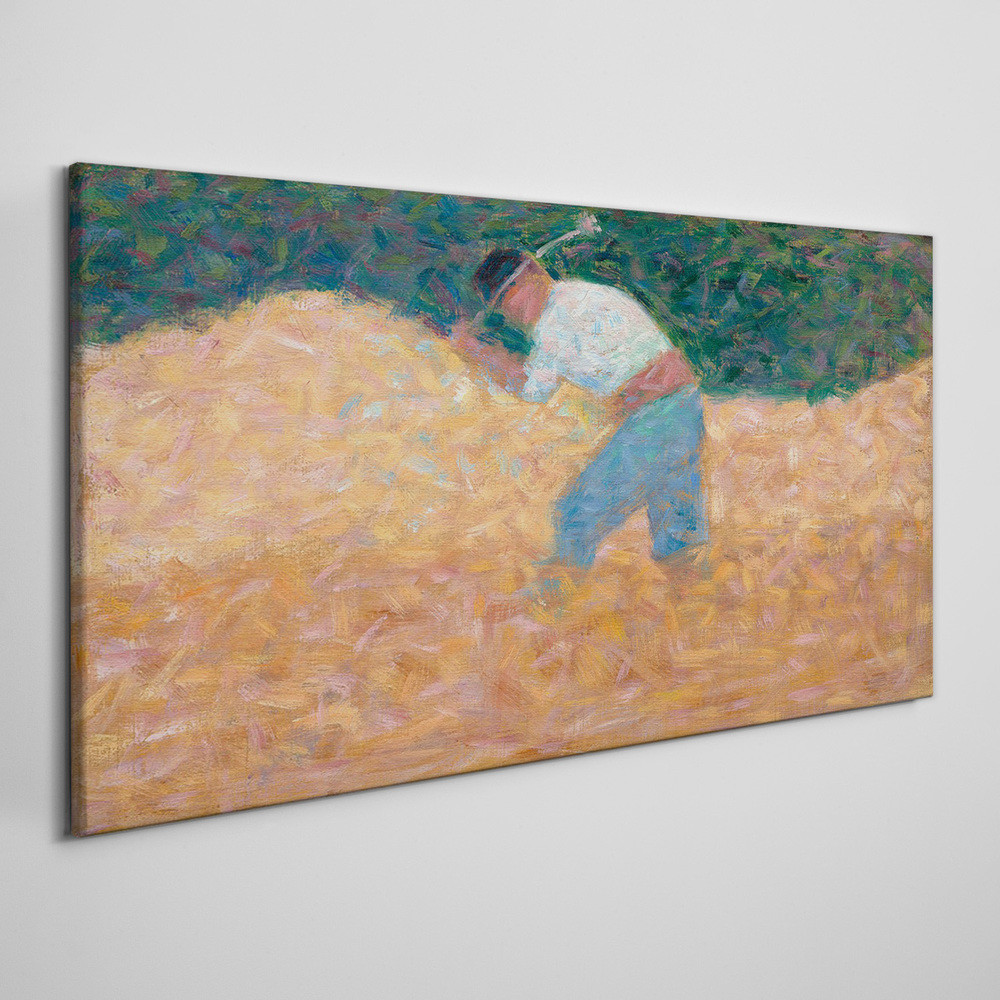 PL Coloray Obraz Canvas Stone Breaker Seurat 120x60cm