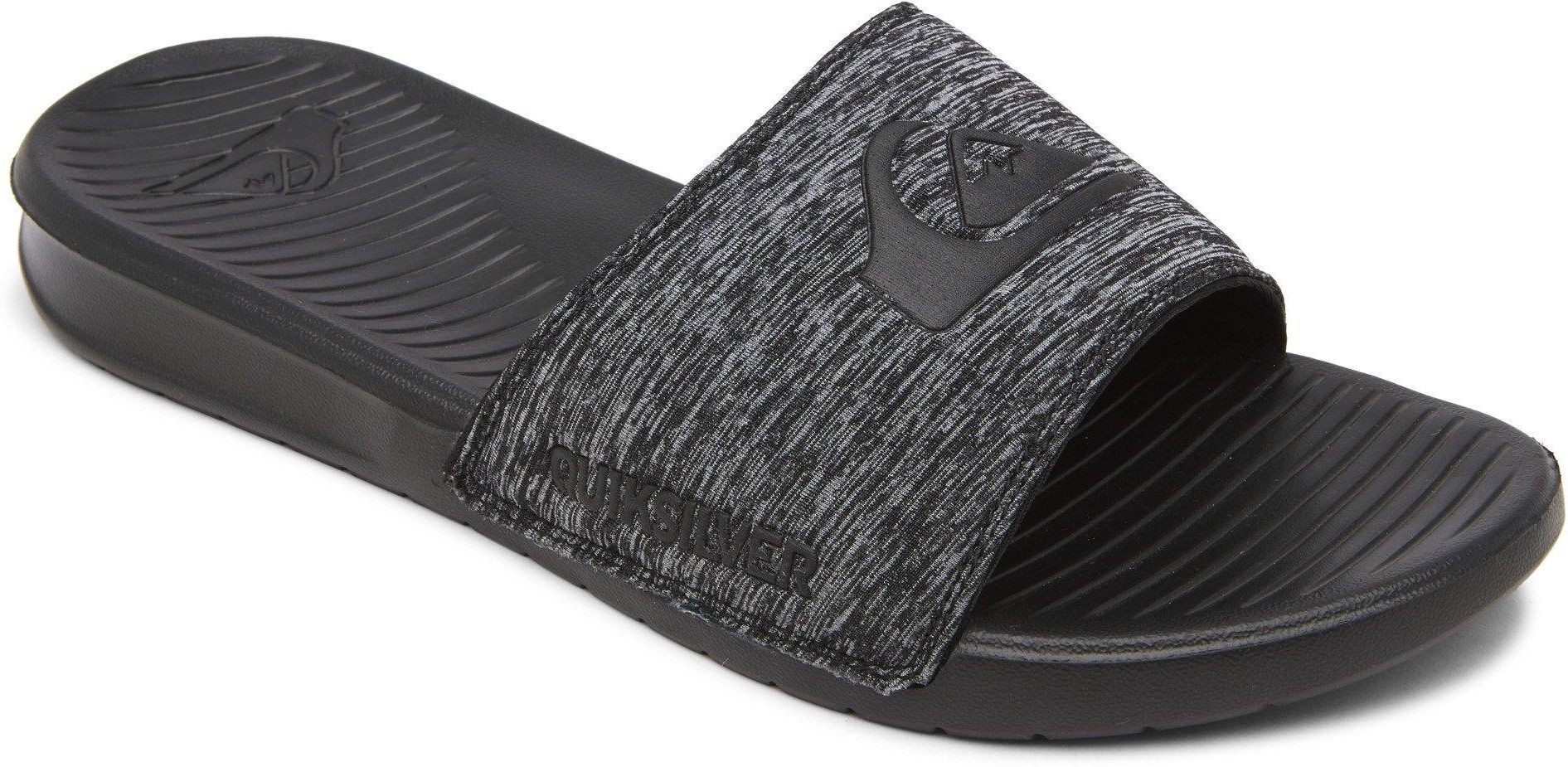 QUIKSILVER kapcie męskie QUIKSILVER BRIGHT COAST PRINT SLIDERS Grey/Grey/Black XSSK