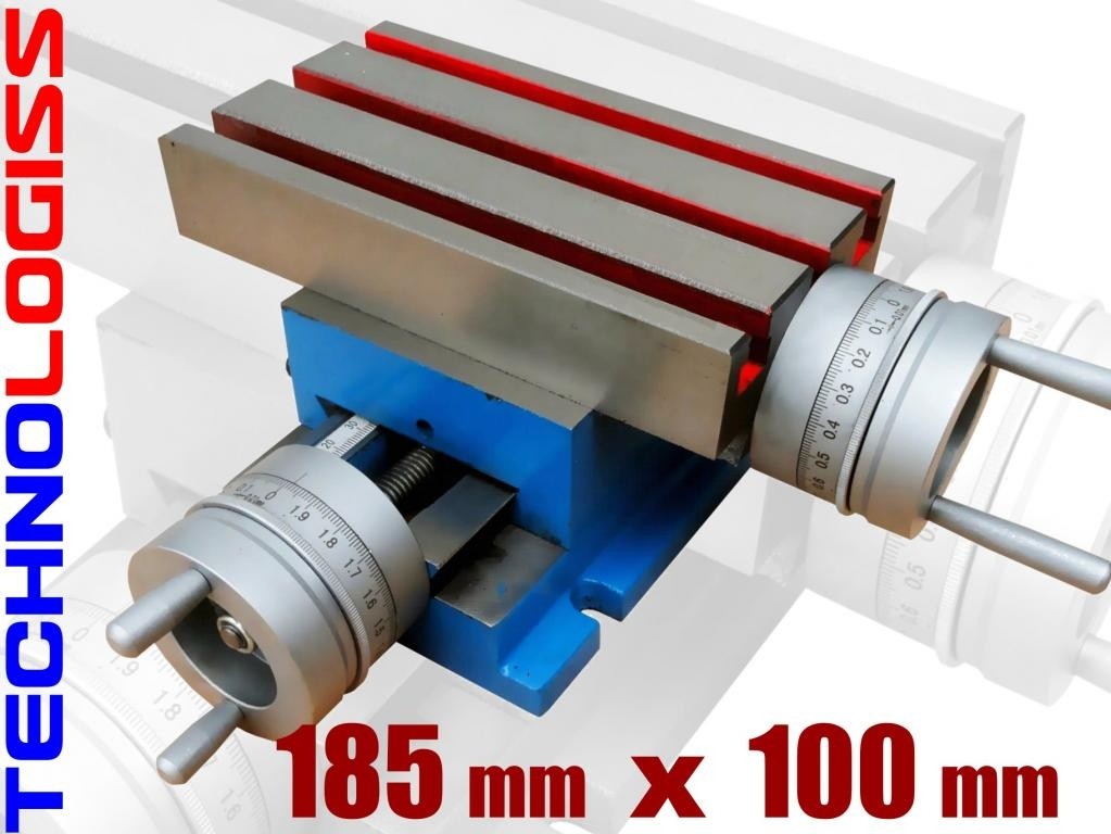 STÓŁ KRZYŻOWY DO WIERTARKI FREZARKI TOKARKI 185x100mm 8701231