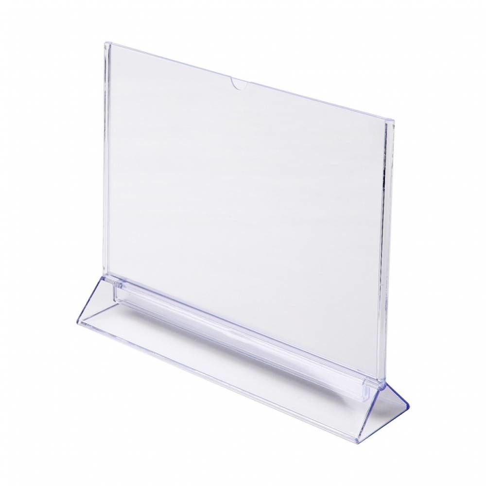 Stojak informacyjny typu T A4 poziomo plexi odlewany TA4L