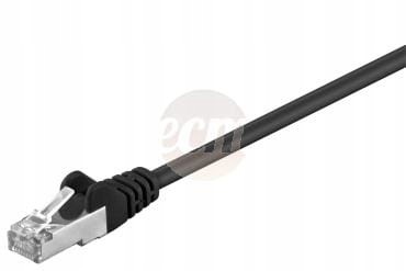 Kabel krosowy patchcord F/utp kat.5e CCAczarny 5m