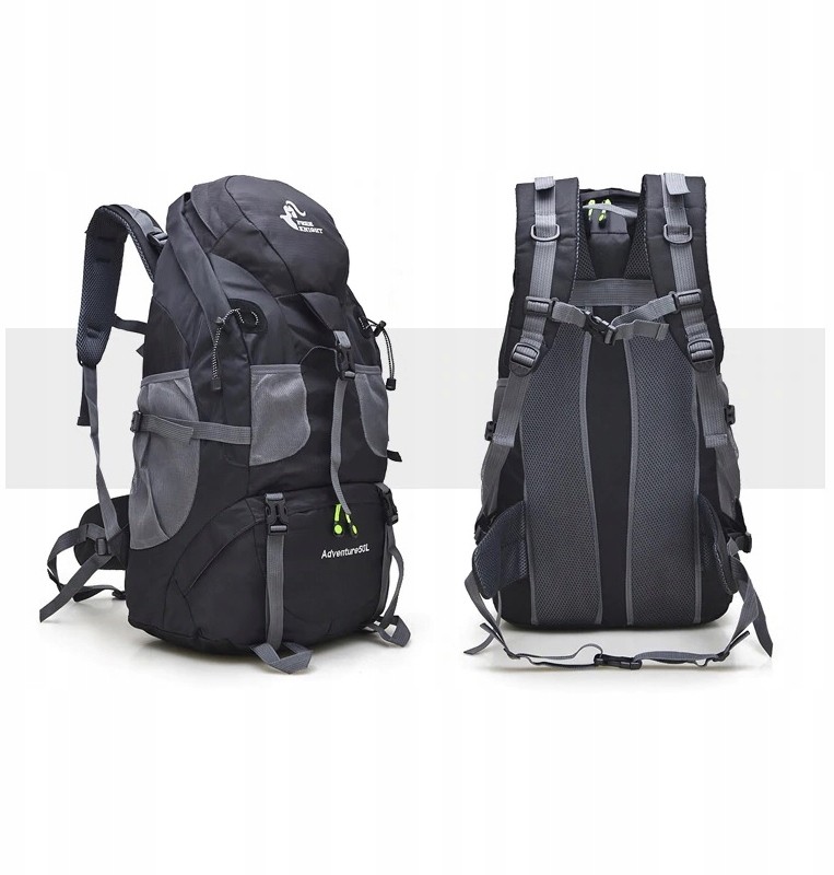 Trekkingowy Plecak Taktyczny 50L Czarny Survival