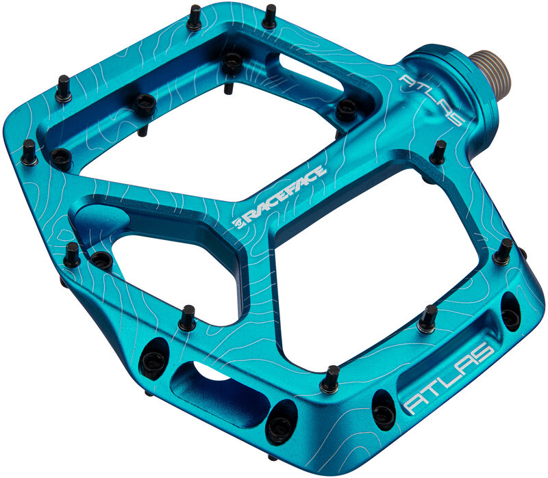 Race Face Race Face Atlas Pedals, turkusowy  2022 Pedały do rowerów elektrycznych 1973415420