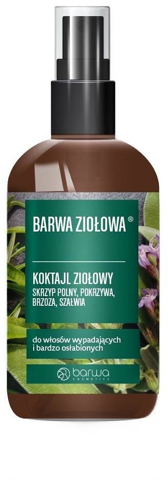 Barwa Ziołowa koktajl ziołowy do włosów wypadających i bardzo osłabionych 95ml 101566-uniw