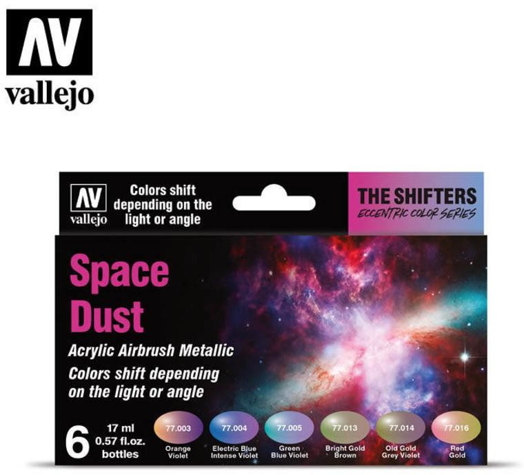 Vallejo Zestaw 6 farb - Eccentric The Shifters - Space Dust Vallejo 77091