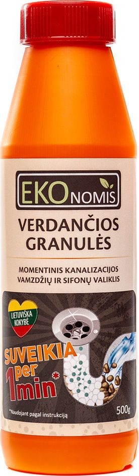 Ekonomis EKOnomis Verdančios Granuls momentinis kanalizacijos vamzdži ir sifon valiklis