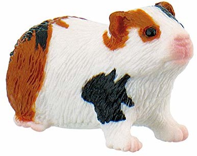 Bullyland 64613 - figurka do zabawy, świnka morska, ok. 2,7 cm wielkości, pięknie malowana figurka, bez PCW, wspaniały prezent dla chłopców i dziewczynek do fantazyjnej zabawy