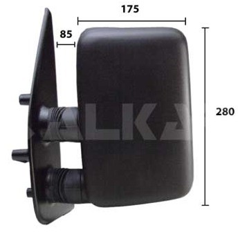 ALKAR Lusterko zewnętrzne 9250961