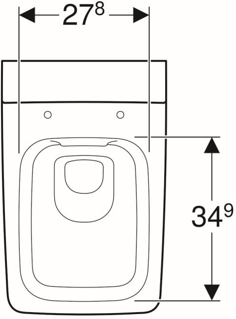 Geberit Ceramika Xeno2 500.500.01.1