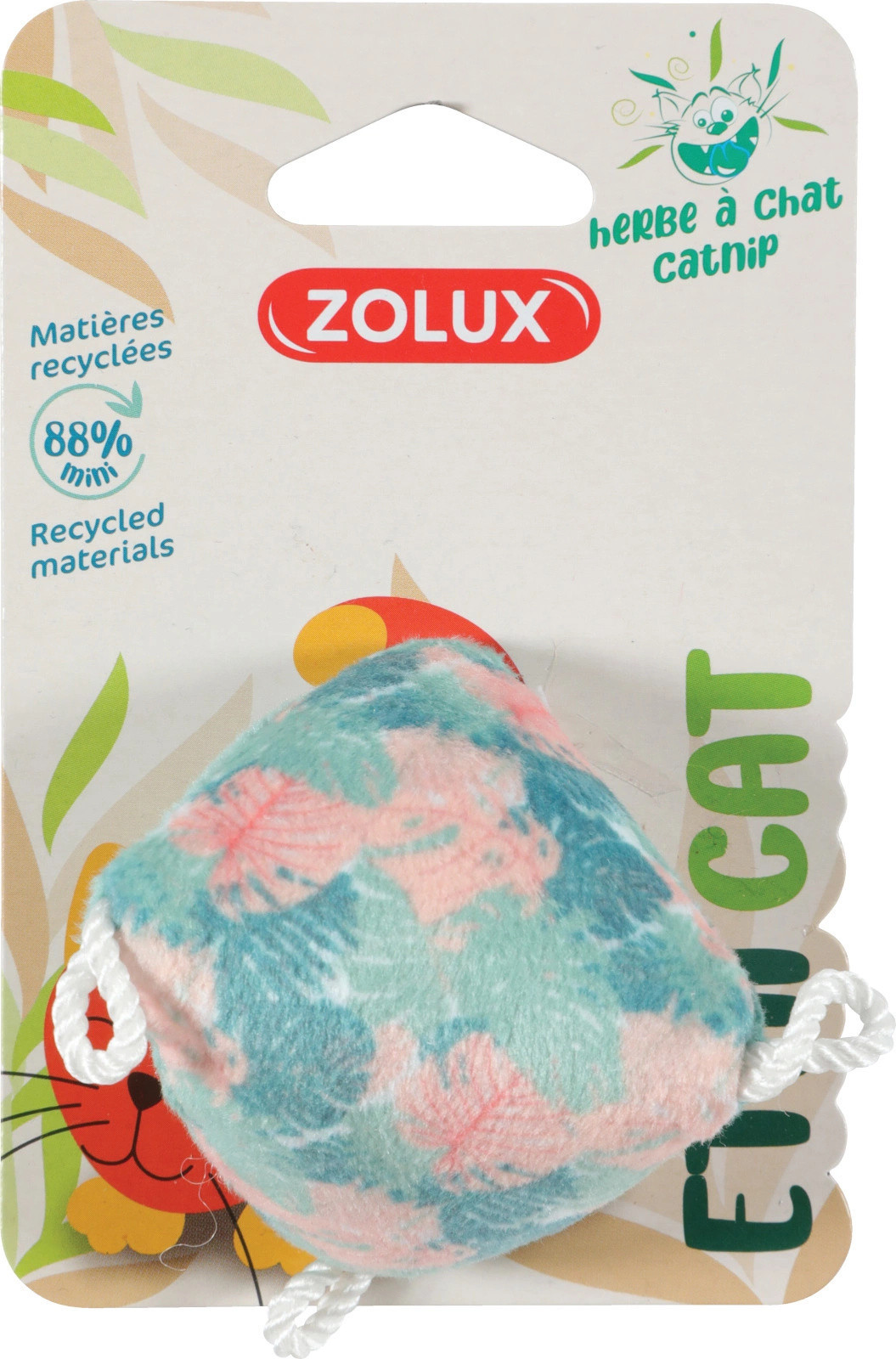 Zolux Zabawka dla kota ETHICAT piramidka liście 580742