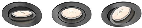Philips Donegal reflektor do zabudowy, 3 sztuki, trzonek GU10, okrągły 5039399PN