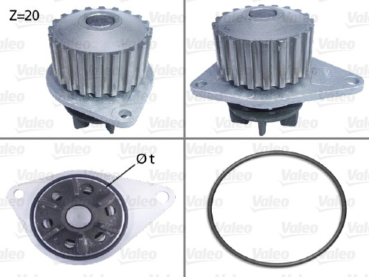 VALEO Pompa wodna VALEO 506035