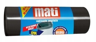 Mati Worki na śmieci czarne 120l 10 szt. 0452