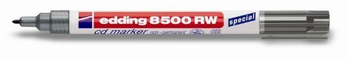Edding 8500 RW marker tusz nie jest trwały na bazie wody końcówka okrągła czarna, 10 sztuk e-8500