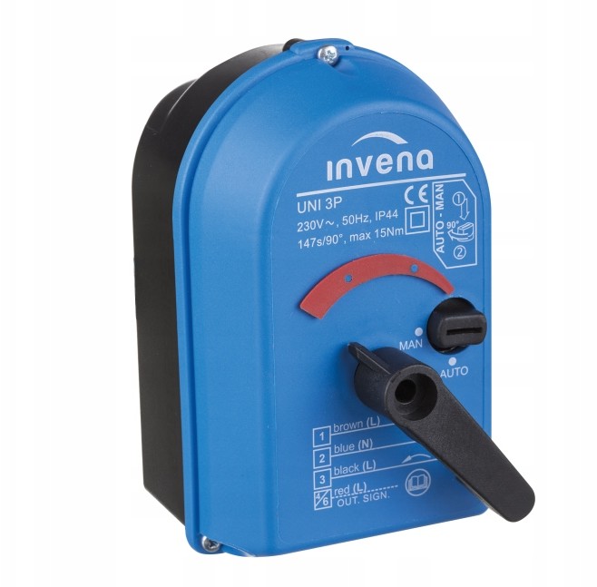 Invena Siłownik Zaworu Mieszającego Prov UNI3P